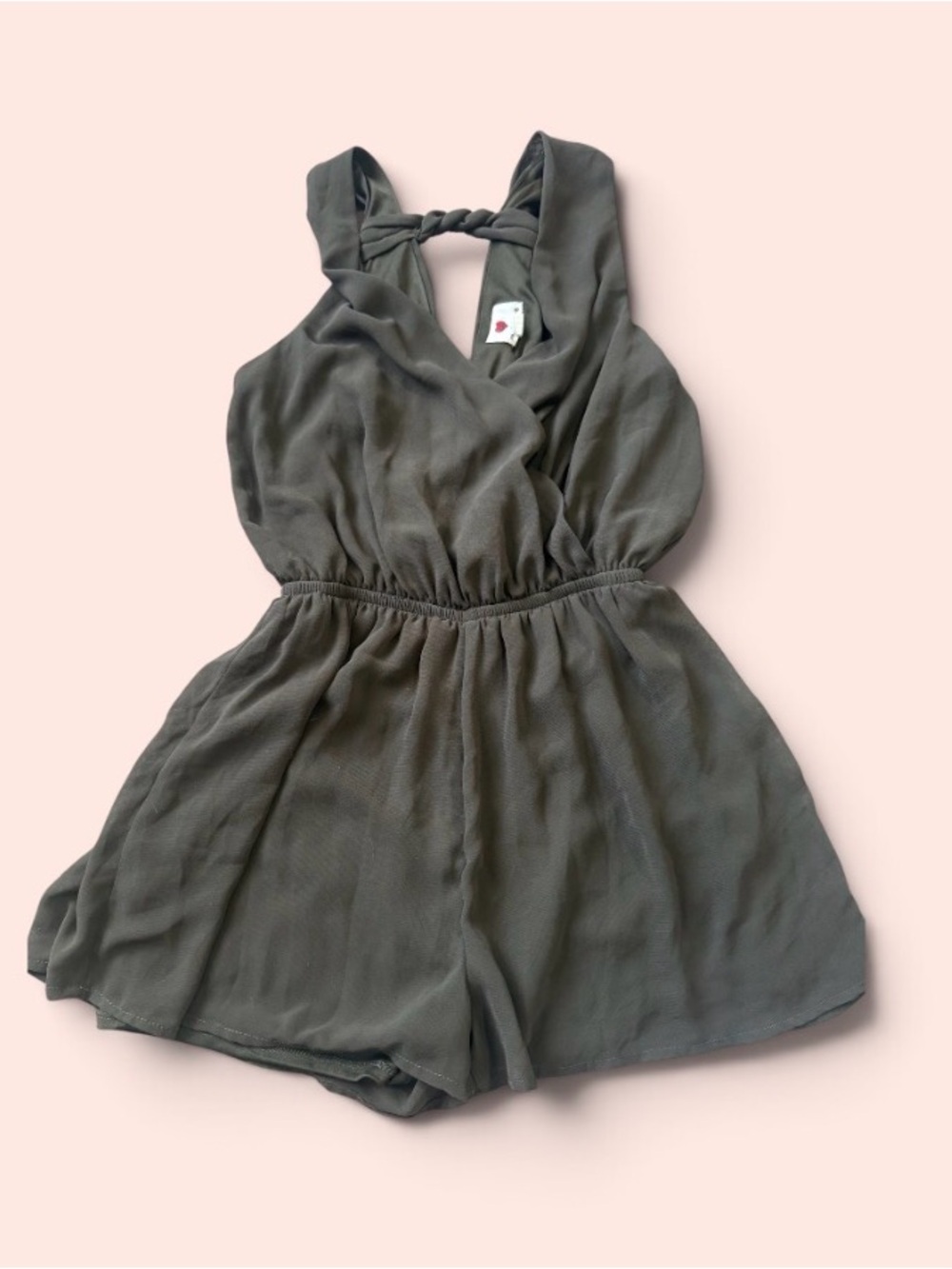 One Clothing Olive Green Romper